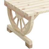 vidaXL Tuintafel 90x50x40 cm massief vurenhout