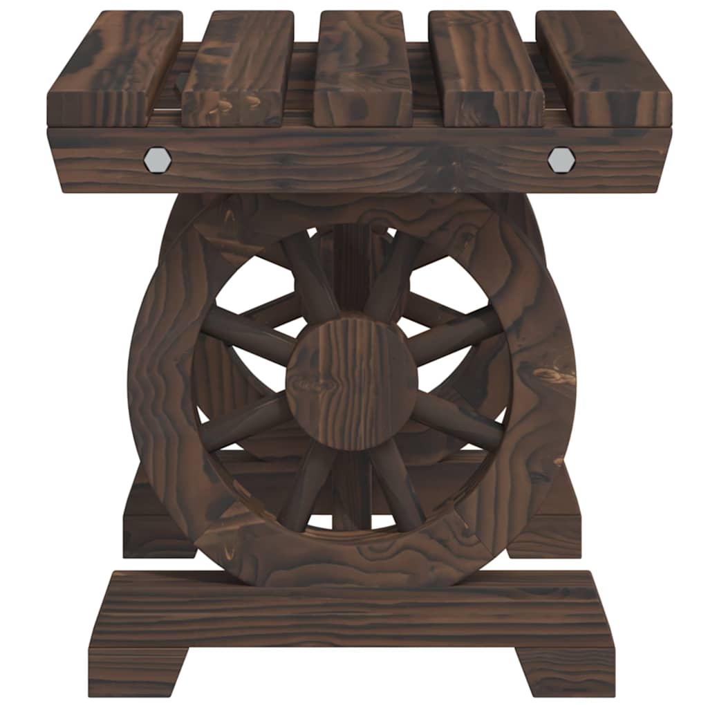 vidaXL Tuinvoetenbank 40x36,5x38,5 cm massief vurenhout