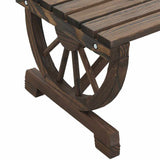 vidaXL Tuinvoetenbank 40x36,5x38,5 cm massief vurenhout