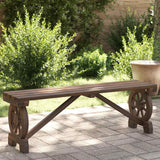 vidaXL Tuinvoetenbank 40x36,5x38,5 cm massief vurenhout