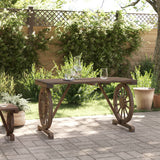 vidaXL Garden Table 115x55x65 cm Solid Spruce Wood