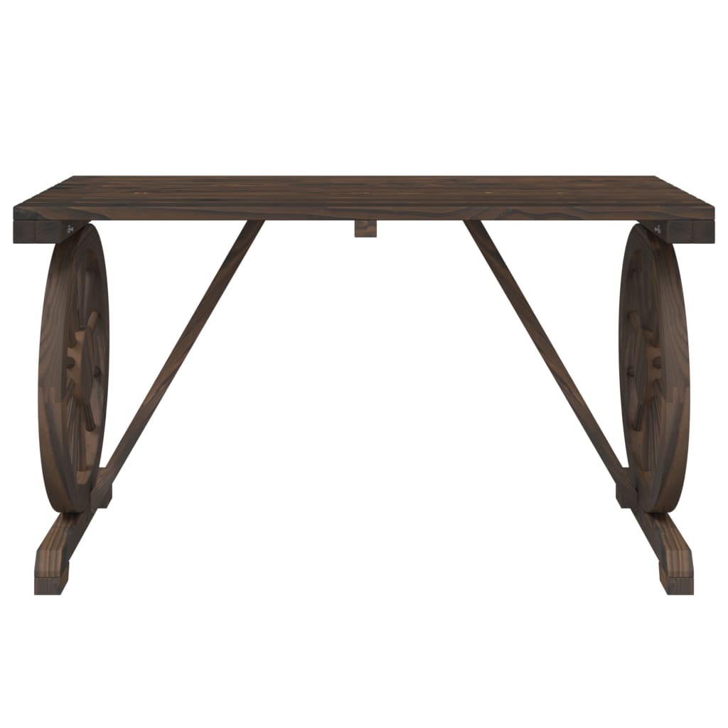 vidaXL Garden Table 115x55x65 cm Solid Spruce Wood