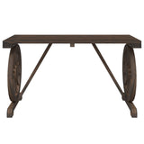 vidaXL Garden Table 115x55x65 cm Solid Spruce Wood
