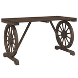 vidaXL Garden Table 115x55x65 cm Solid Spruce Wood
