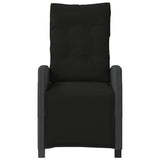 vidaXL 3-delige Bistroset met kussens poly rattan zwart