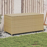 vidaXL Garden Storage Box 283 L Poly Rattan Black