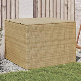 vidaXL Garden Storage Box 283 L Poly Rattan Black