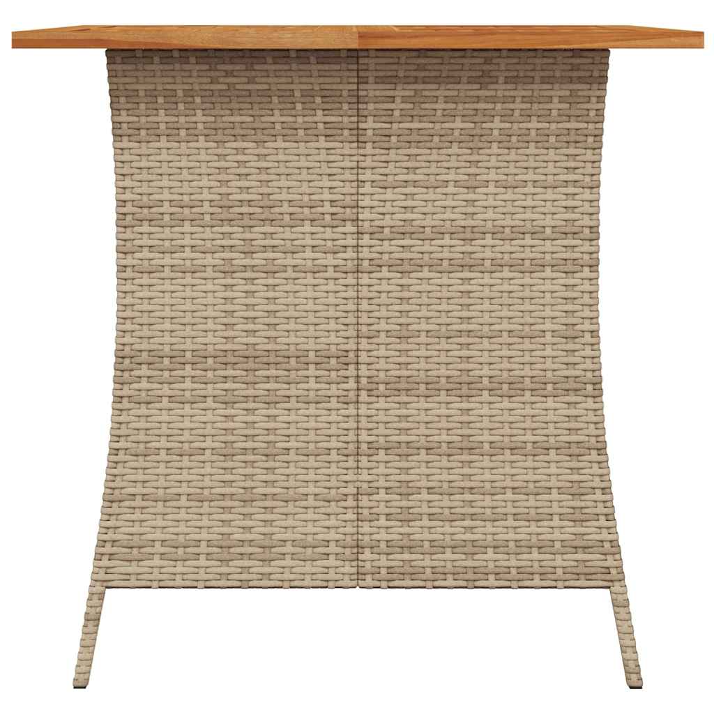 vidaXL 5-delige Tuinset met kussens poly rattan zwart