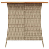 vidaXL 5-delige Tuinset met kussens poly rattan zwart