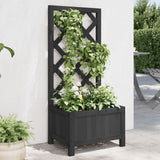 vidaXL Latwerkplantenbak 40x30x135 cm massief vurenhout