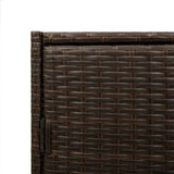 vidaXL Tuinkast 83x45x76 cm poly rattan zwart