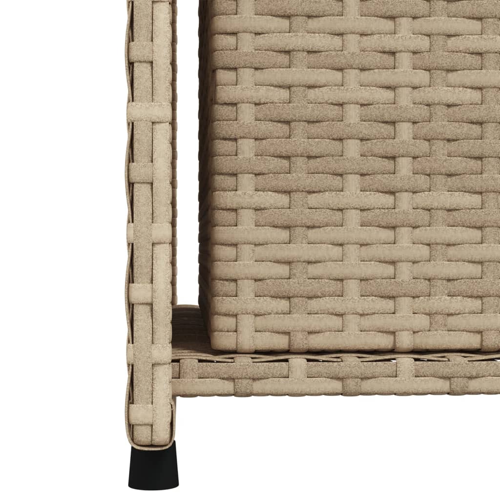 vidaXL Tuinkast 50x55x115 cm poly rattan zwart