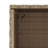 vidaXL Tuinkast 50x55x115 cm poly rattan zwart