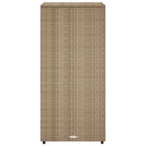 vidaXL Tuinkast 50x55x115 cm poly rattan zwart