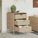 vidaXL Tuinkast 55x59x80 cm poly rattan zwart