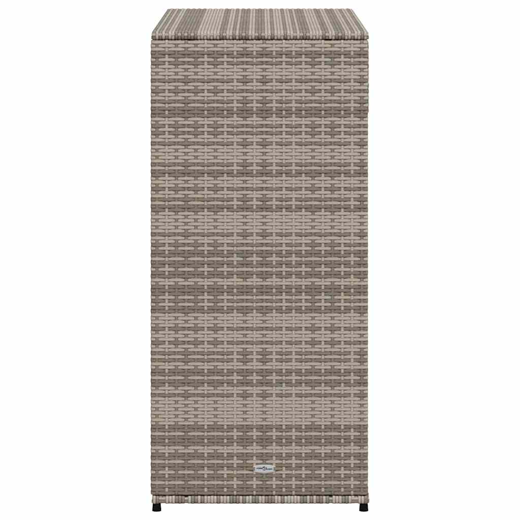 vidaXL Tuinkast 55x55x111 cm poly rattan zwart