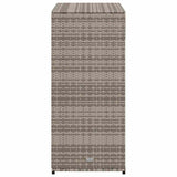 vidaXL Tuinkast 55x55x111 cm poly rattan zwart