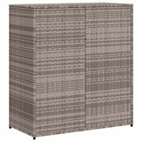vidaXL Tuinkast 55x55x111 cm poly rattan zwart
