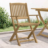 vidaXL Garden Chairs 6 pcs Foldable Solid Acacia Wood