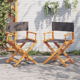 vidaXL Tuinstoelen 4 st inklapbaar stof crèmewit