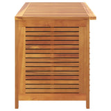 vidaXL Garden Storage Box with Louvered Slats 60x50x56 cm Solid Acacia Wood