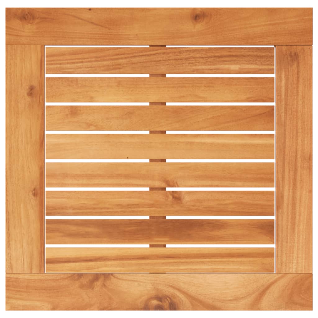 vidaXL 3-delige Bistroset met kussens poly rattan en acaciahout zwart
