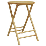 vidaXL Tuintafel inklapbaar 45x45x45 cm bamboe