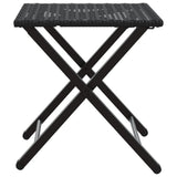 vidaXL 5-piece Garden Dining Set Foldable Poly Rattan Black