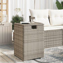 vidaXL Afdekkast voor propaangasfles 40x40x60 cm Poly Rattan zwart