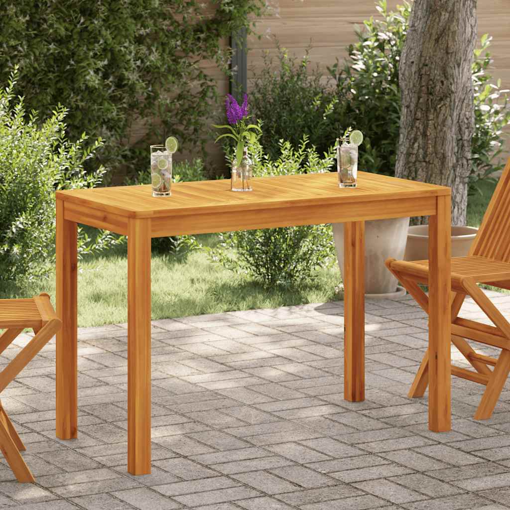 vidaXL Tuintafel 110x55x75 cm massief acaciahout
