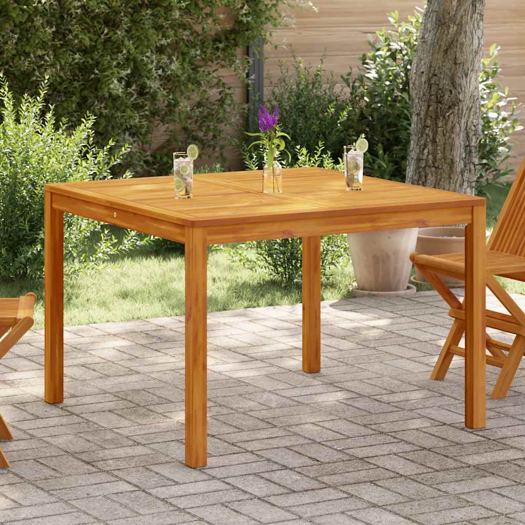 vidaXL Tuintafel 110x55x75 cm massief acaciahout