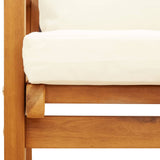 vidaXL Tuinfauteuil 2 stuks 66,5 x 65 x 81 cm massief acaciahout