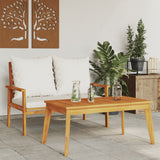 vidaXL Tuinfauteuil 2 stuks 66,5 x 65 x 81 cm massief acaciahout
