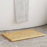 vidaXL Badmatten 2 st 50x35 cm bamboe