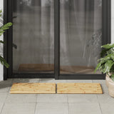 vidaXL Badmatten 2 st 50x35 cm bamboe