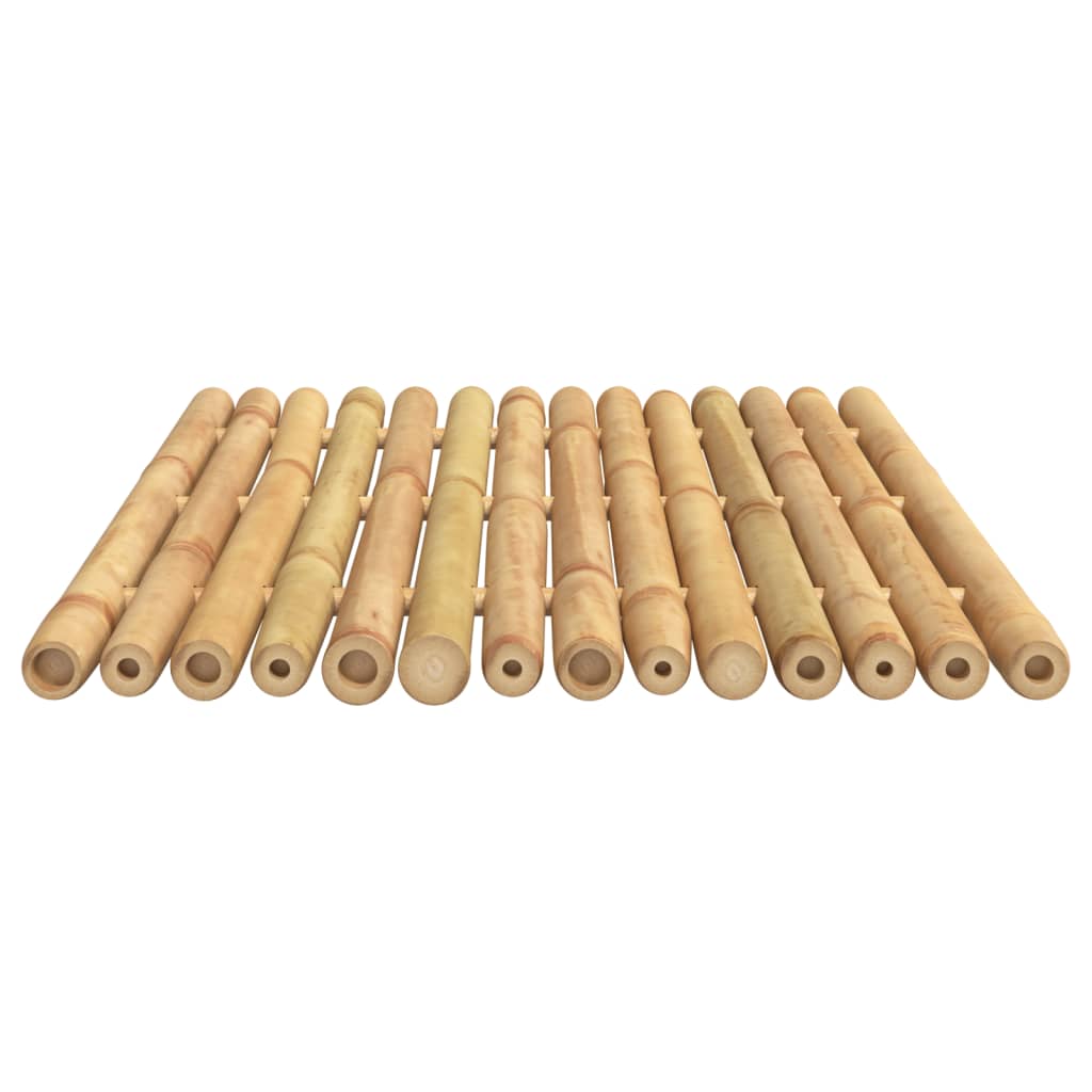 vidaXL Badmatten 2 st 50x35 cm bamboe