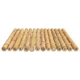 vidaXL Badmatten 2 st 50x35 cm bamboe