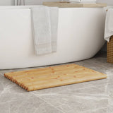 vidaXL Badmatten 2 st 50x35 cm bamboe