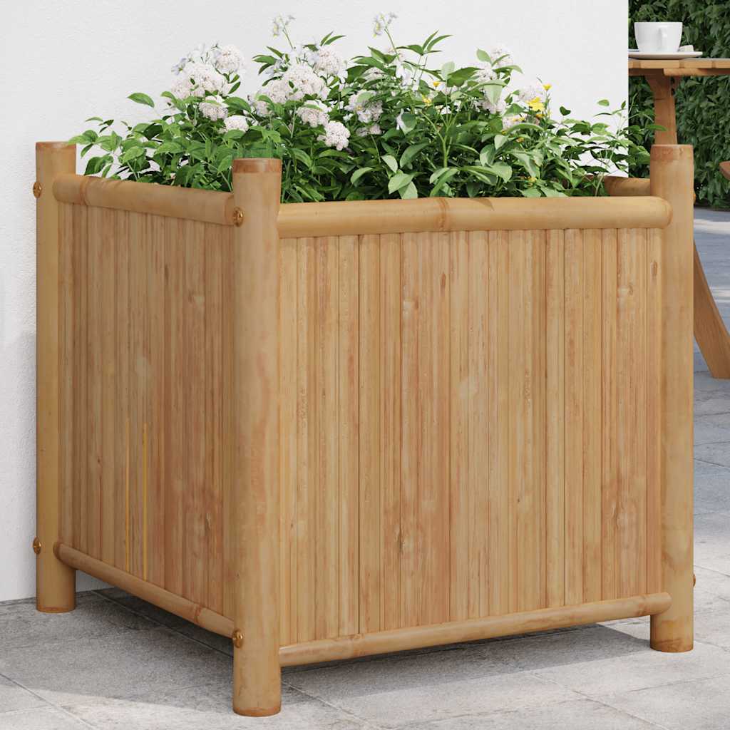 vidaXL Planter 50x30x25 cm bamboo