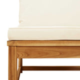 vidaXL Garden Corner Sofa with Cushions 73x73x65 cm Solid Acacia Wood