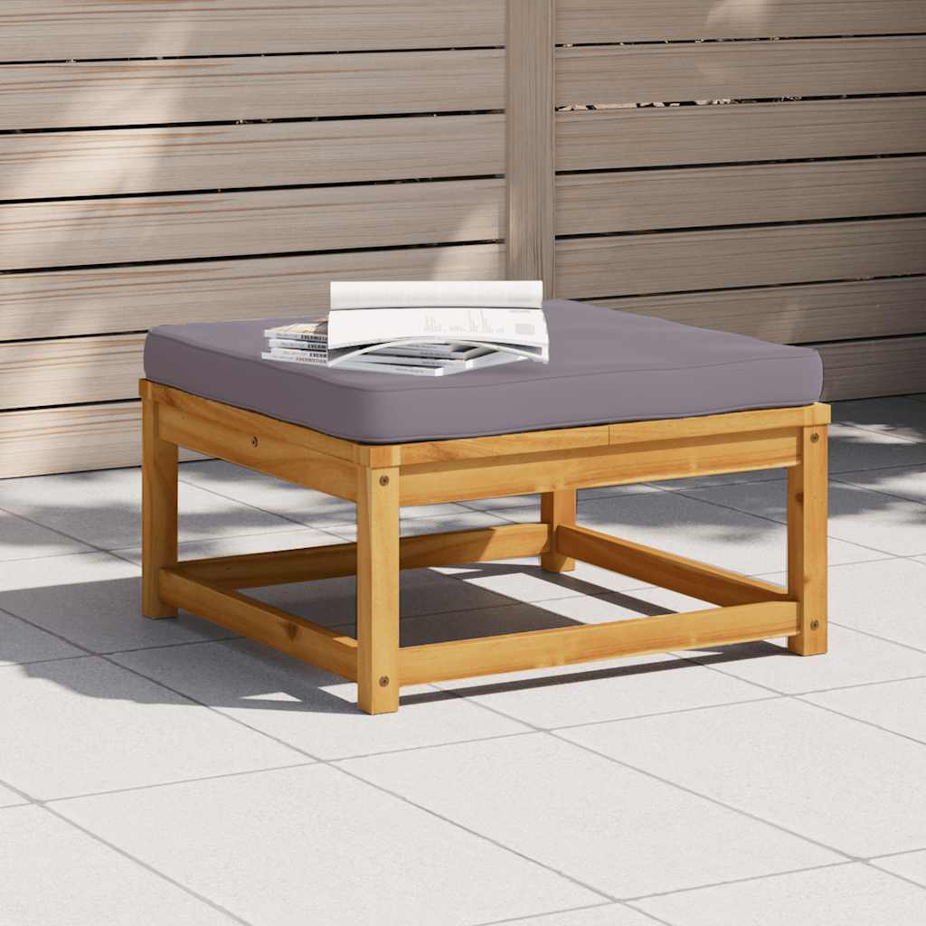 vidaXL Garden Corner Sofa with Cushions 73x73x65 cm Solid Acacia Wood