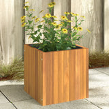vidaXL Plantenbak 25x25x25 cm massief acaciahout