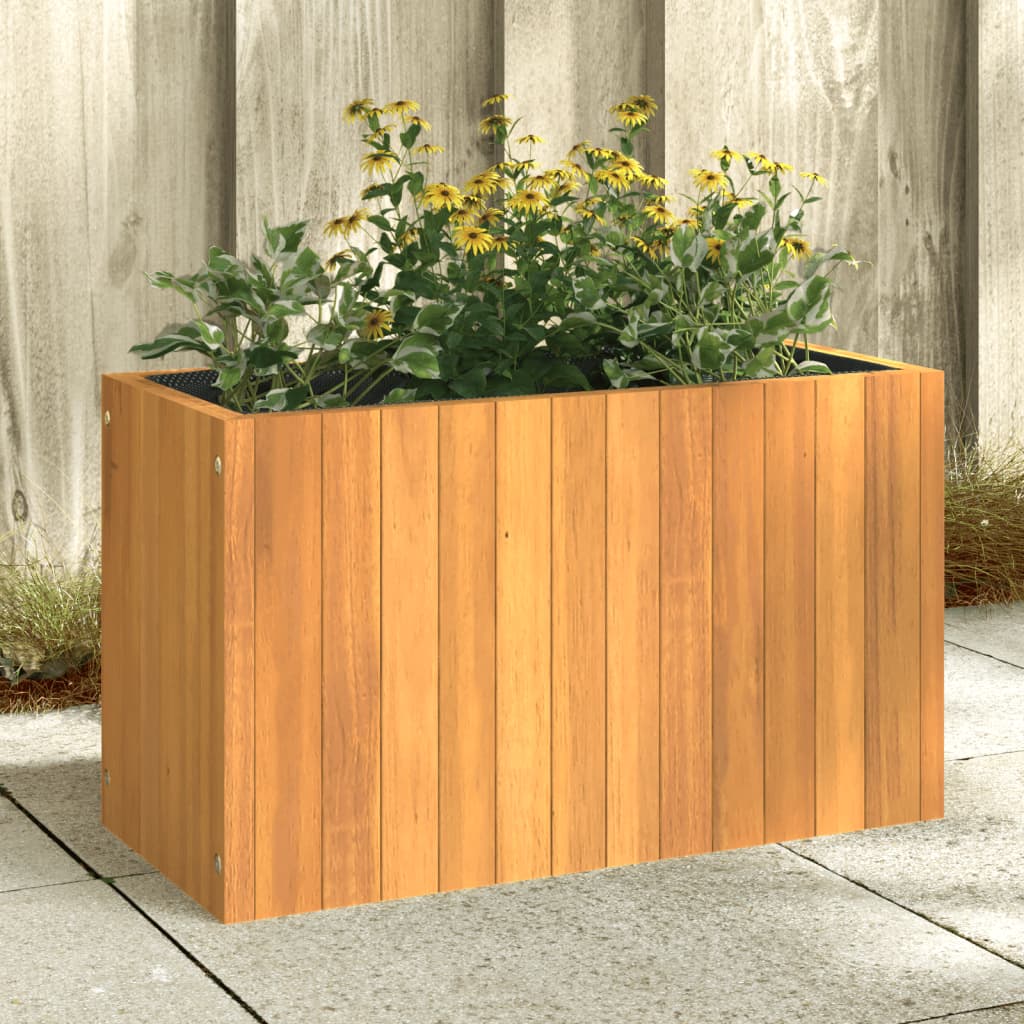 vidaXL Plantenbak 25x25x25 cm massief acaciahout