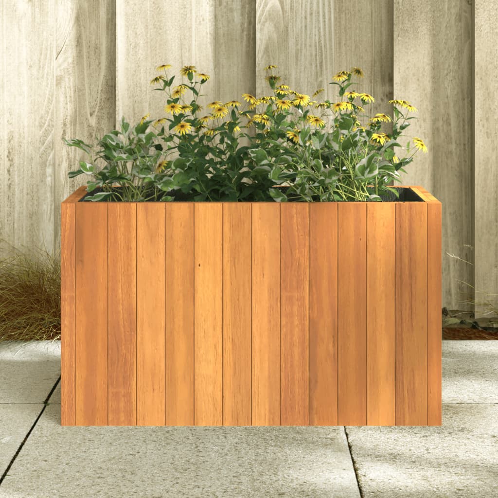 vidaXL Plantenbak 25x25x25 cm massief acaciahout