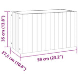 vidaXL Plantenbak 25x25x25 cm massief acaciahout