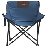 vidaXL Camping Chairs 2 pcs with Pocket Foldable Blue