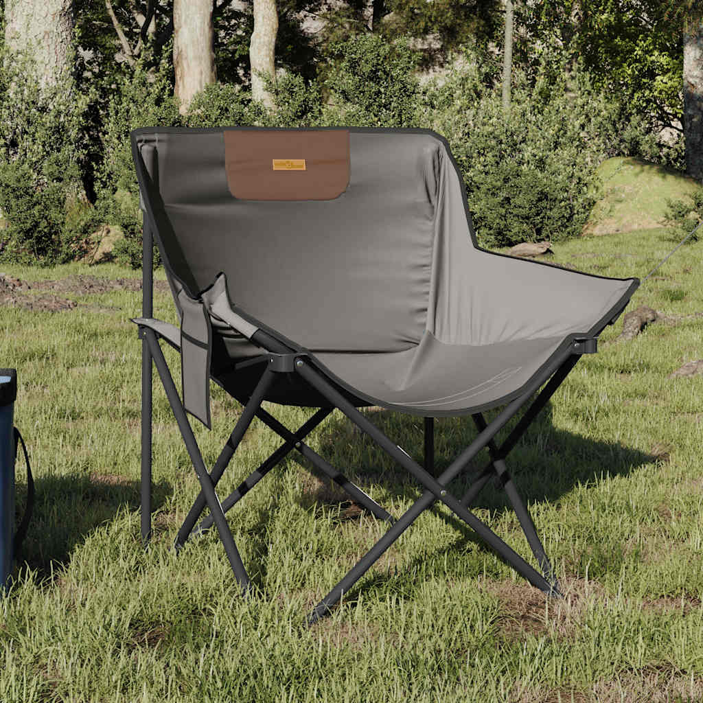 vidaXL Camping Chairs 2 pcs with Pocket Foldable Blue