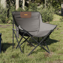 vidaXL Camping Chairs 2 pcs with Pocket Foldable Blue