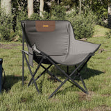 vidaXL Camping Chairs 2 pcs with Pocket Foldable Blue