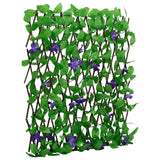 vidaXL Kunstplant klimop op latwerk 5 st uittrekbaar 180x20 cm groen